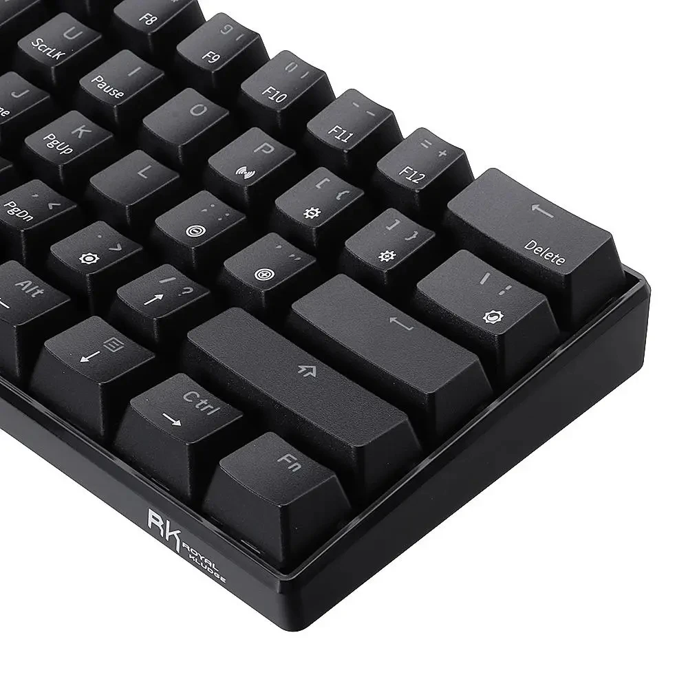 Проводная Механическая игровая клавиатура RK61 с bluetooth и двойным режимом 60% RGB