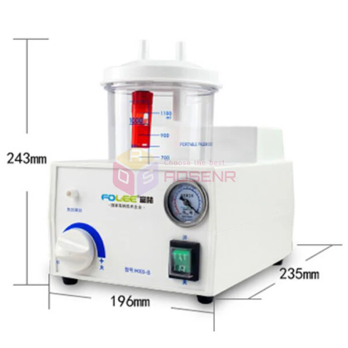FDA CE портативный стоматологический медицинский аварийный вакуумный флегм
