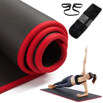 10mm Non-Slip Yoga Mat 183cm*61cm Thickened NBR Gym Mats Sports Indoor Fitness Pilates Yoga Pads коврик для йоги esterilla yoga 1