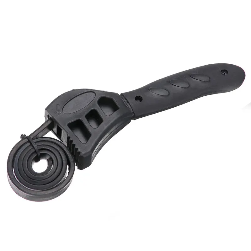 Universal Adjustable Rubber Strap Wrench 500mm Strap Spanner Home Canned Bottle Lids Opener Wrench Oil Filters Opener Hand Tool