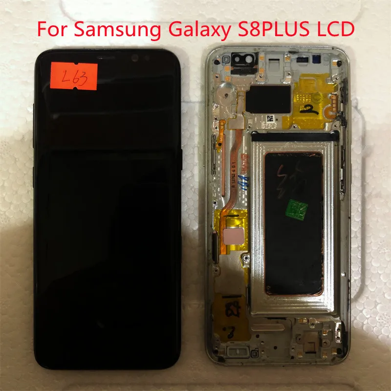 Оригинальный ЖК-дисплей для Samsung Galaxy S8PLUS с рамкой G955 G955F G955U сенсорный экран в