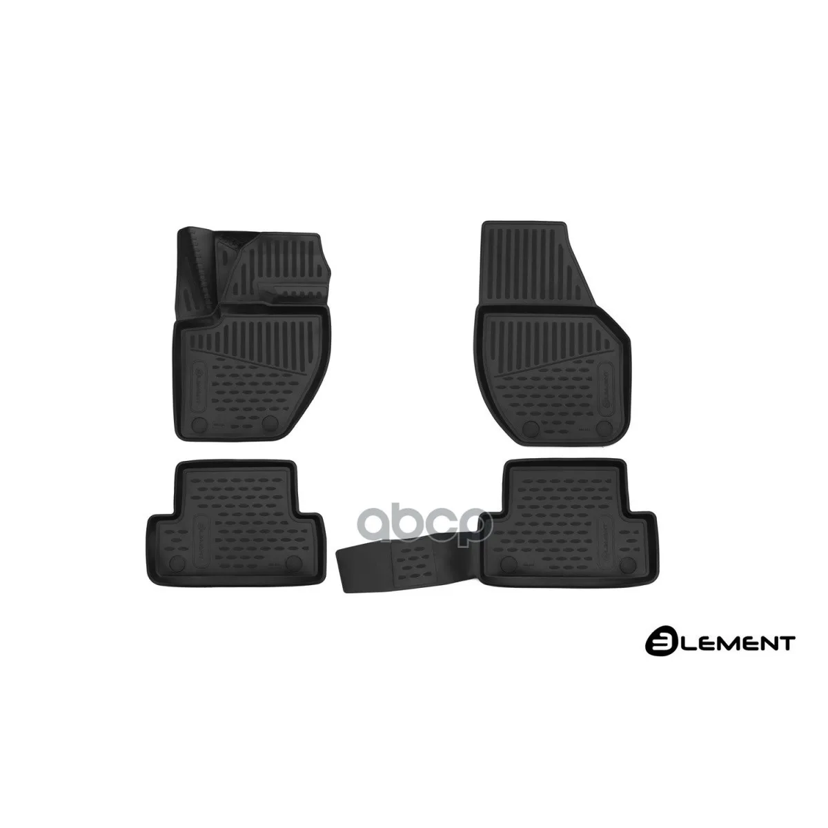 Коврики 3d В Салон Volvo V40,-, Hatchback, Facelifted,(Европа), 4 Шт.(Полиуретан) ELEMENT арт. ELEMENT3D5014210k