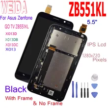 WEIDA 5," для ASUS Zenfone G0 tv ZB551KL X013D X013DB X013DC X013 ЖК-дисплей сенсорный экран дигитайзер Рамка сборка протестирована