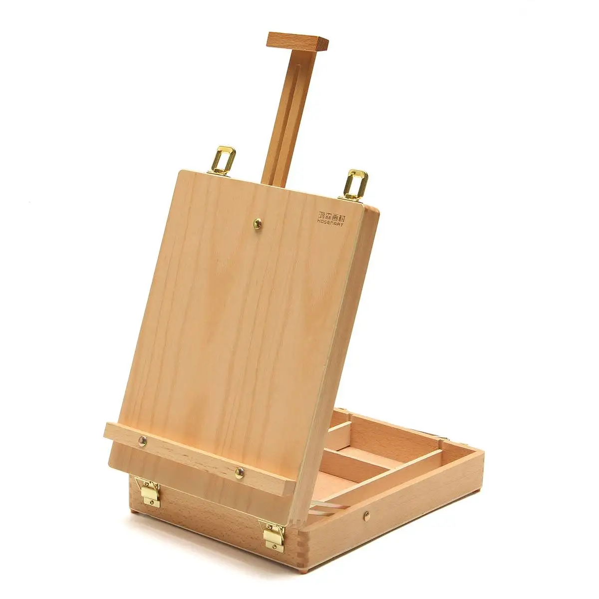 Подъемный деревянный мольберт портативный Настольный мольберт картина маслом коробка чертежная доска чемодан товары для рукоделия для художников детей