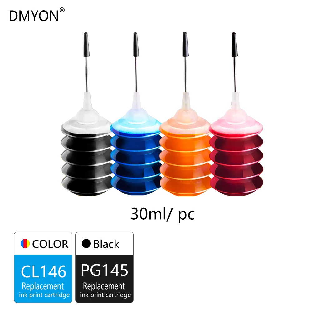 DMYON PG145XL CL146XL многоразовые картриджи для Canon PG145 CL146 Pixma MG2410 2510 IP2900 TS3110|ink cartridge|ink
