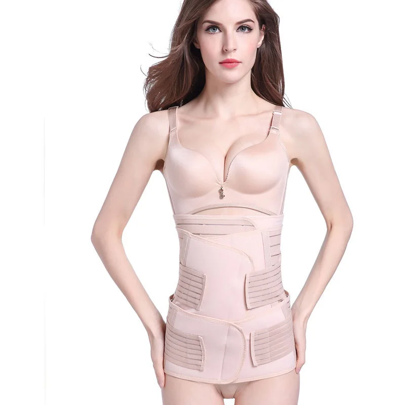 

3 in 1 Belly Belt Pregnant Women Bandages Postpartum Corset Recovery Belt Body Shapers Abdomen Upgrade Body Figure intimates