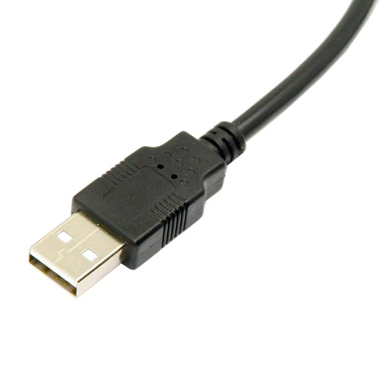 1,8 м мини-usb B Тип 5pin мужской 90 градусов левый угловой к USB 2,0 Мужской кабель для передачи данных черный цвет