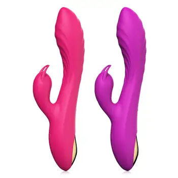 

USB Magnetic Charging 12 Speed Vibrators Dual G-spot Massage Wand for Women Clitoris Stimulator Health Care Massage Tools
