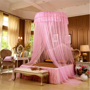 

Summer Bedroom Mosquito Net Hanging Princess Floor Dome Mosquito Net Home Bedroom Summer Anti-Mosquito Tent