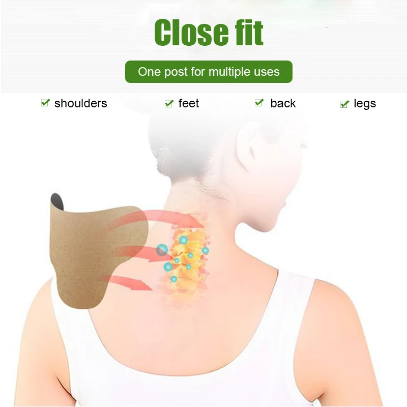 

60Pcs Neck Patch Joint Cervical Spondylosis Body Pain Relief Sticker Rheumatoid Arthritis Wormwood Medical Plaster A181