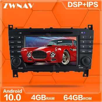 

IPS Android 10.0 DVD Player GPS Navi For Mercedes/Benz W203 W209 W219 A-Class A160 Auto Radio Stereo Multimedia Player Head Unit