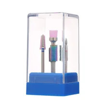 Карбид вольфрама алмазные сверла для ногтей набор 7 шт. Маникюр Педикюр инструмент для маникюрная пилочка для ногтей лак для ногтей