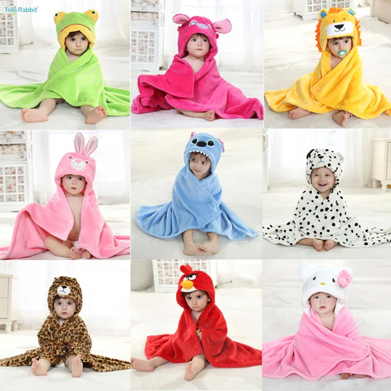 baby cartoon bath towel