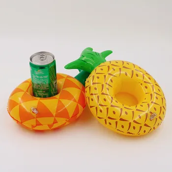 

Pineapple Mini Inflatable Shape Water Swimming Pool Drink Cup Stand Holder Float Toy Coasters Water Beverage Beer Bottle