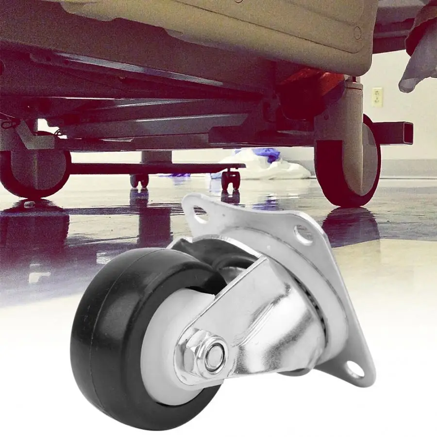 

2 Inch Caster Universal Wear-Resistant Flexible Rotation with 6001ZZ Bearing for Tool Cart caster wheels furniture