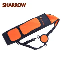 1pc Archery Arrow Quiver Holder Pouch Pocket Back Shoulder Waist Bag Backpack Case For Bow Outdoor Training Shooting Accessories