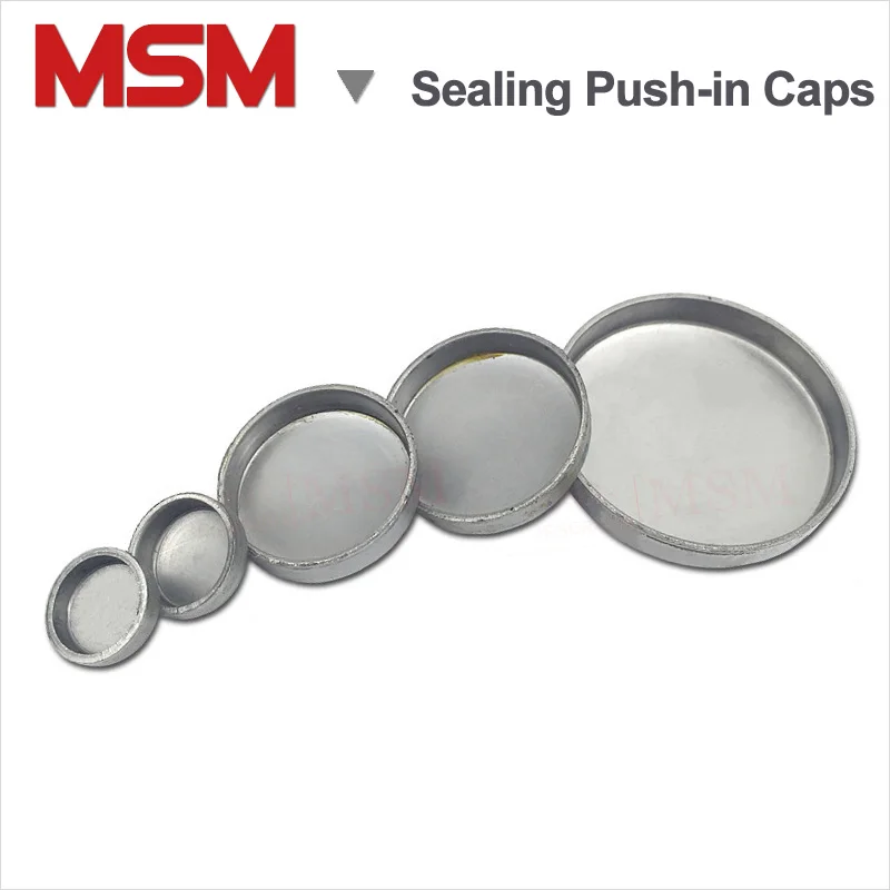 Stainless Steel Sealing Pushin Caps For Car Truck Tractor Engine Water