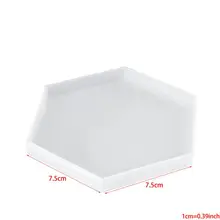 3 шт.) кристальная капля геля, шестигранный квадратный цветочный поднос, подставки, силикагель плесень Y5GB