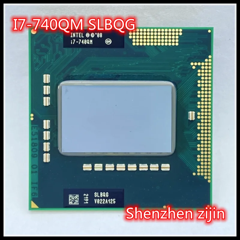 i7-740QM i7 740QM SLBQG 1.7 GHz Quad-Core Eight-Thread CPU Processor 6W 45W Socket G1 / rPGA988A | Компьютеры и офис