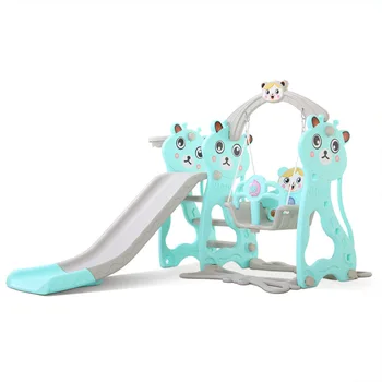 

4 In 1 Baby Slide Kid Swing Combination Baby Playground Small Child Multifunctional Toy Baby Jumper Swing Basket Swing