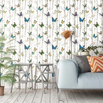 

Waterproof Butterfly Wallpaper Roll Diy Self Adhesive Peel and Stick Wallpaper Living Room Bedding Room Wall Decor