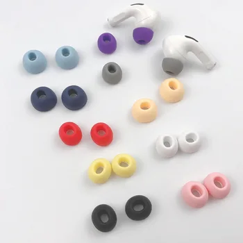 

1 Pair Earphone Replacement Earplug Protector ear pads Case For AirPods Pro Bluetooth Earphone Silicone For Apple AirPods Pro