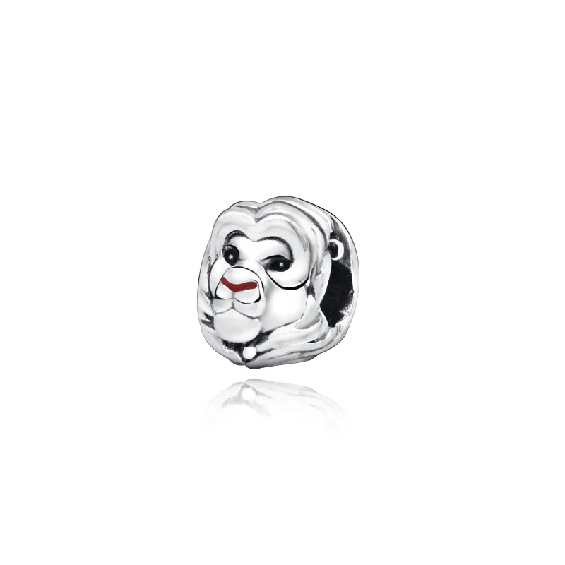 Новое поступление серебряные бусины 925 пробы Король Лев Simba Подвески подходят к оригиналу Pandora Браслеты для женщин DIY ювелирные изделия