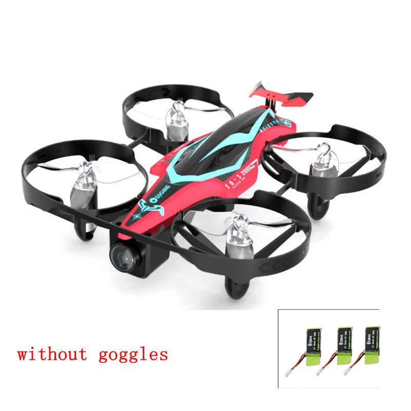 Eachine E013 Plus микро FPV гоночный Дрон анти-черепаха режим с 5,8G 48CH 1000TVL камера VR006 очки - Цвет: REDwithoutGoggles3B