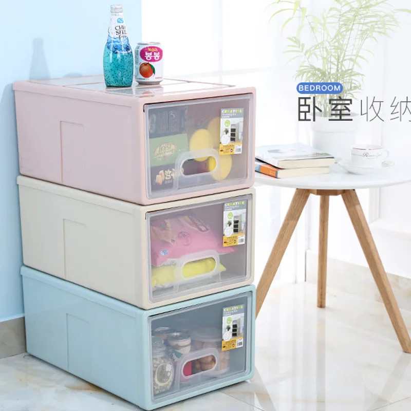 

Manufacturers Direct Selling Drawer-type Plastic Storage Box Makeup Finishing Box Underwear of Storage Box Children Play Cabinet