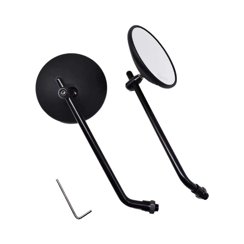 Mm 10mm Universal For Harley Motorcycle Rearview Mirror Retro Classic Round Mirror Motorcycle