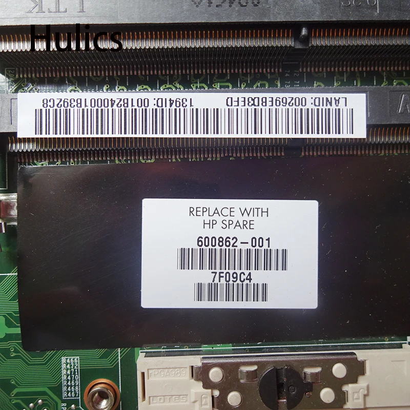 Hulics для HP pavilion DV7 DV7T DV7-3000 Материнская плата ноутбука 600862-001 аккумулятор большой емкости DA0UP6MB6F0 PM55 N10M-GE-B-A2 DDR3
