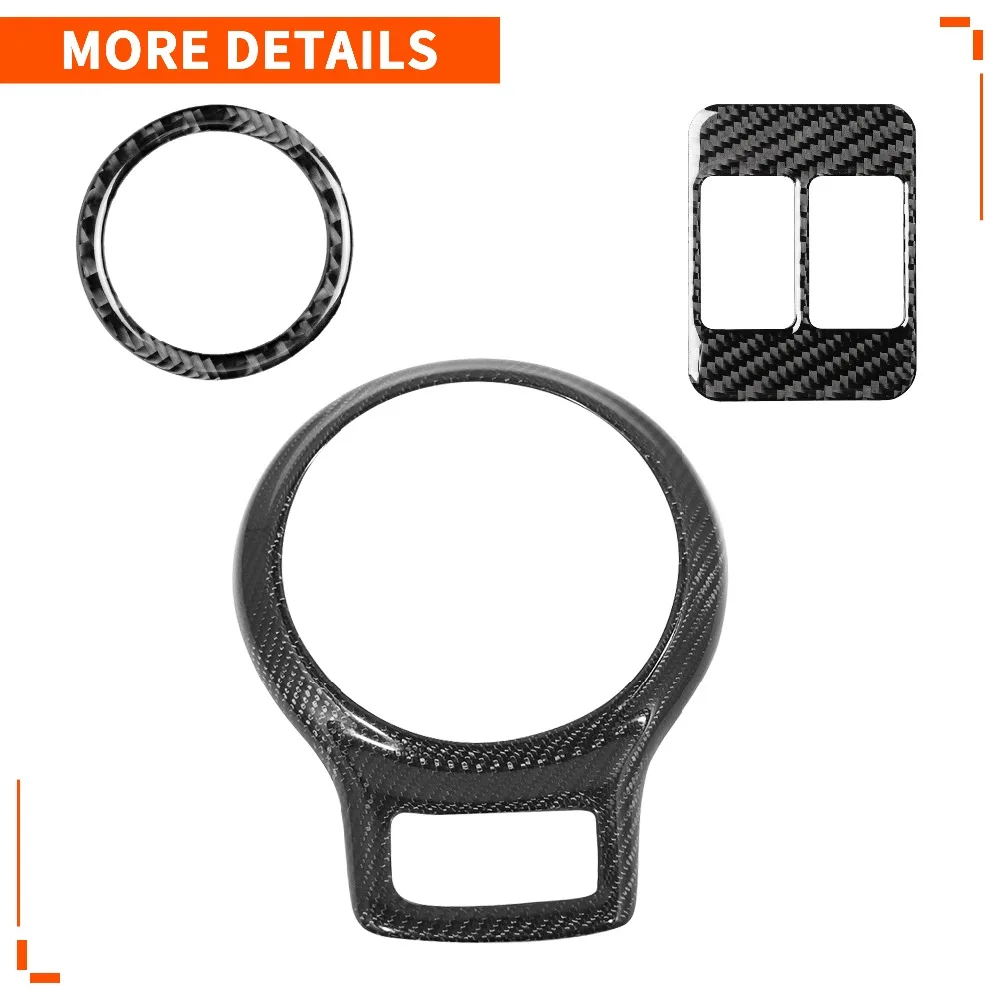 For Toyota GT 86 GT86 Subaru BRZ 2012-2019 Carbon Fiber Gear Shift Panel Surround Cover Sticker Set Start Button Car Accessories