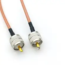 10 шт. УВЧ штекер PL259 разъем отрезок кабель RG142|uhf pl259|uhf pluguhf cable