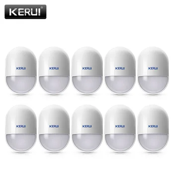

KERUI 10pcs P829 Wireless PIR Motion Detector For KERUI WIFI GSM Alarm System Home Protection Buglar Alarm Motion Sensor Kit