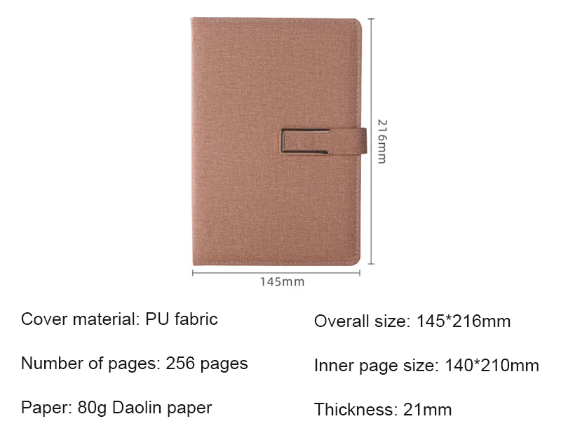 New Creative business notebook set Korean Stationery Diary Weekly Planner A5 Agenda Leather Journal Dairy school supplise