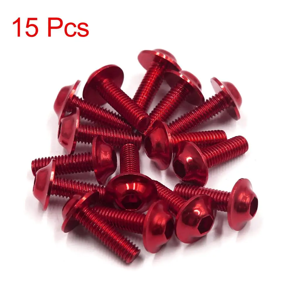 M6x20mm Hexagon License Plates Fairing Bolts Screws for Motorcycle Scooter License Plate Frame Bolt Screws auto fasteners auto accessories motorcycle fasteners motorcycle screws motorcycle accessories car accessories