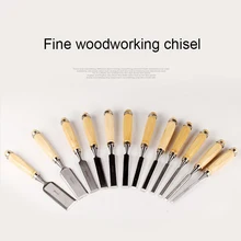 12 шт./упак. ручной резьба по дереву стамеска набор инструментов столярная Деревообработка Резьба Зубило плоское ручное инструменты лопатка 6-38 мм