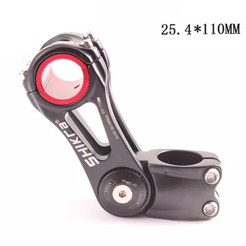 

1Set MTB Road Bike Stem Riser Adjustable Bicycle Handlebar Stem Replacement Parts 25.4/31.8*90/110mm