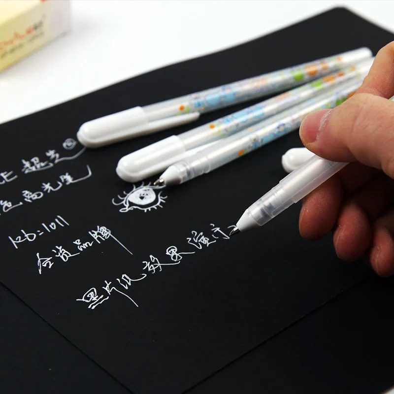0,8 мм профессиональный белый текстовый маркер ручка лайнер эскиз Маркеры Ручка с множеством оттенков манга дизайн Школьные наборы для рисования
