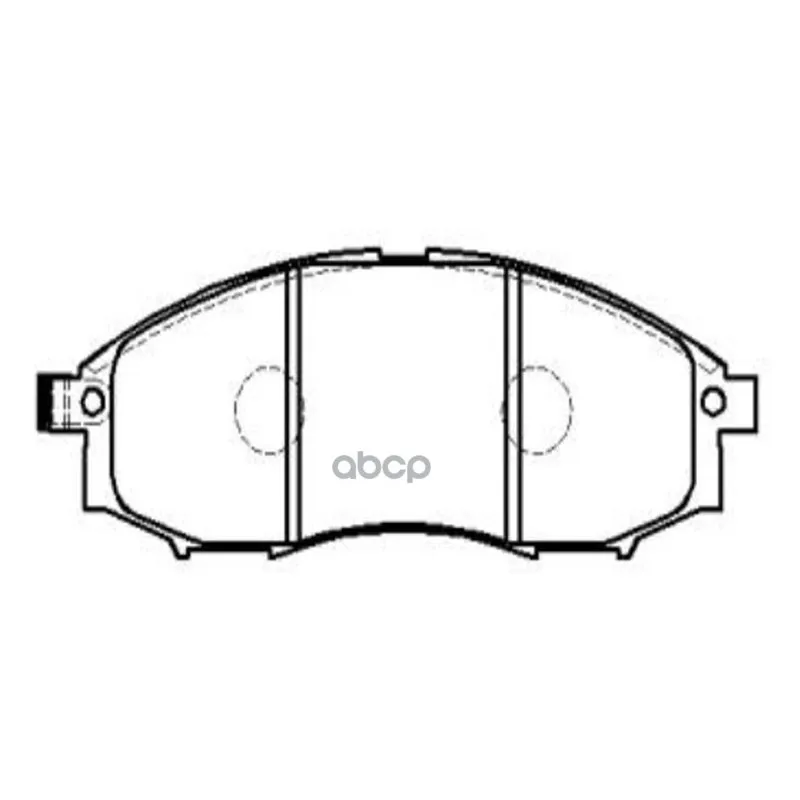 Ckn-11_колодки Дисковые Передние! Nissan Pick 2.4i/2.5di 4wd 02 Ctr Ckn11 Ctr арт. CKN11