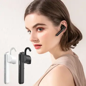 

Remax Bluetooth Earbuds Hook Sport Business Wireless Earphones Sweatproof Noise Reduction Built-in Mic for Car Hands free Call