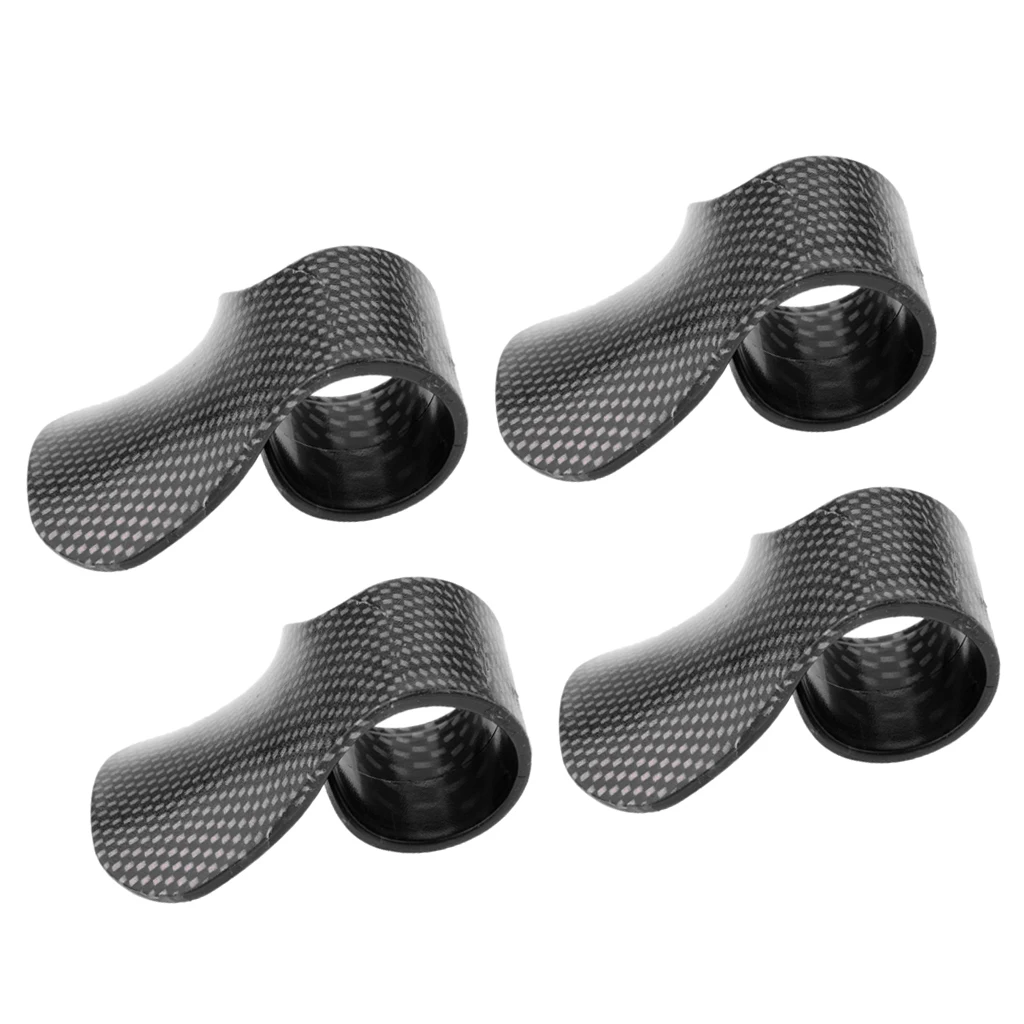 4x Universal ABS Motorcycle Cruise Control Throttle Assist Grip Wrist Clamp Rest Saver for Harley, 1 inch/25mm, Black