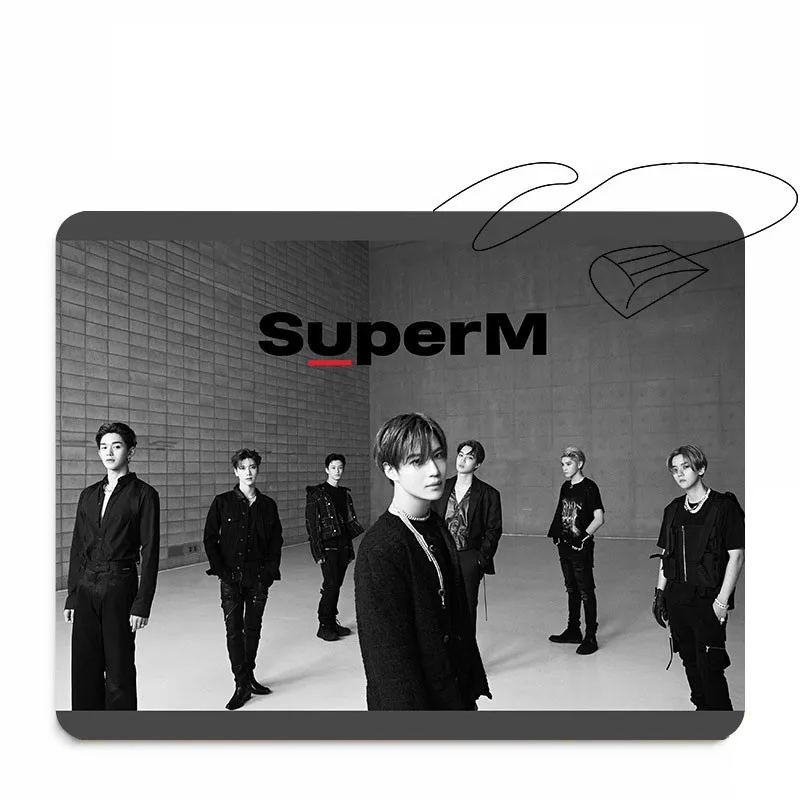 Настольный коврик для мыши KPOP SuperM мини альбом Super M KAI LUCAS TAEMIN TAEYONG BAEKHYUN TEN MARK 26*20