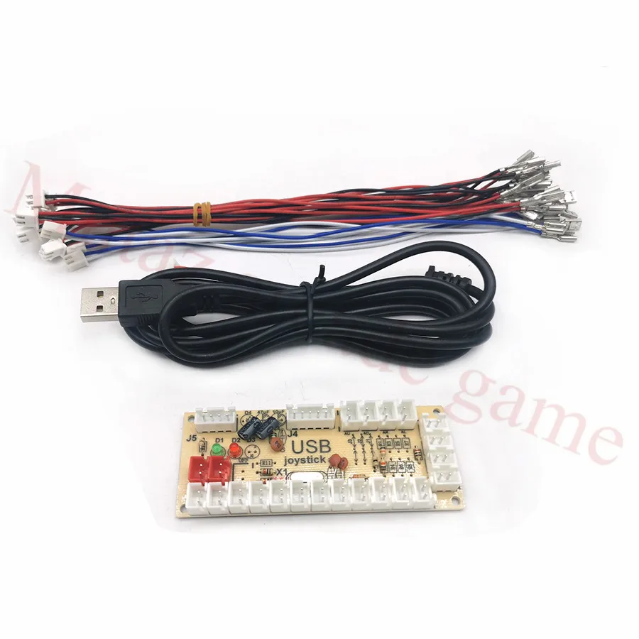 

10 PCS Zero Delay Arcade DIY KIT PC USB ENCODER JOYSTICK for 4way and 8way ZIPPY JOYSTICK & Arcade BUTTON