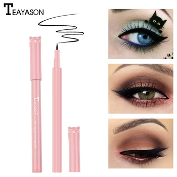 

TEAYASON Liquid Eyeliner Beauty Cat Style Waterproof Long-lasting Make Up Women Comestic Eye Liner Pencil Makeup Tools TSLM2
