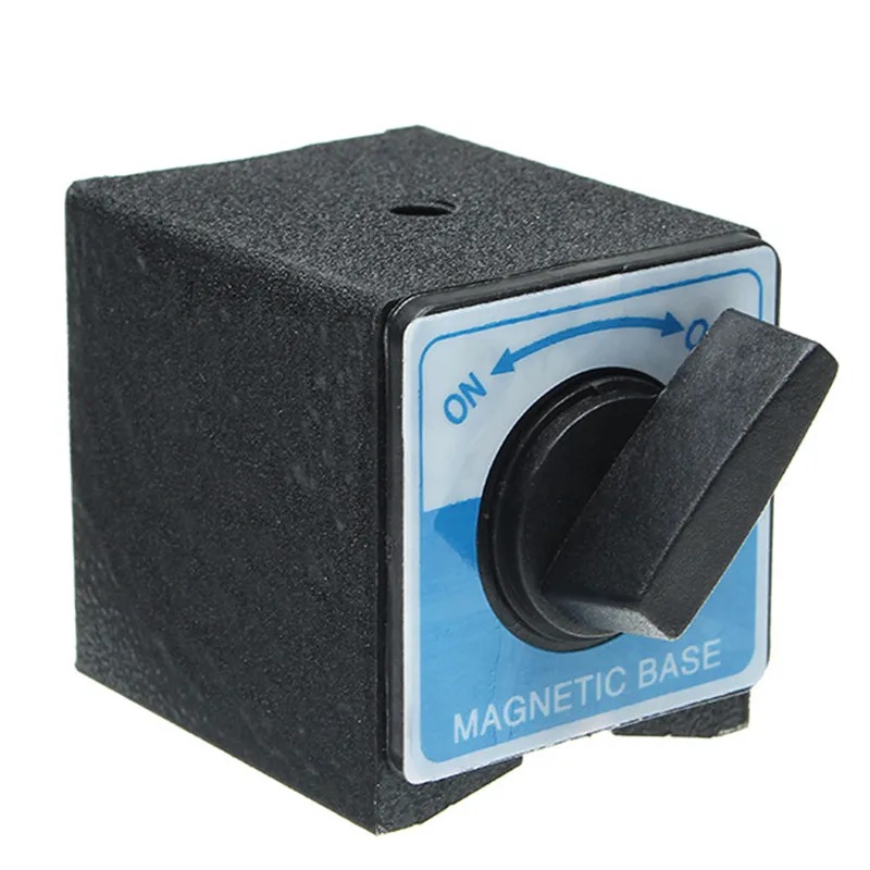  6T 60x50x55mm Power Magnetic Base Dial Indicator Stand Base Magnet Seat Table With Switch Magnetic 