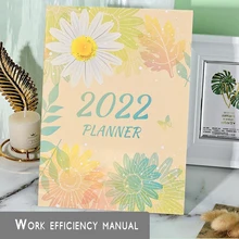 

Agenda 2022 Planner Stationery Organizer Kawaii A4 Notebook Calendar Journal Office School Diary Sketchbook Notepad Note Book