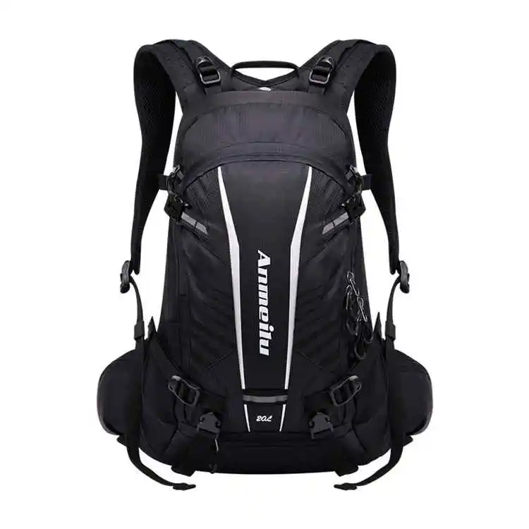 black ANMEILU 20L водонепроницаемый велосипедный рюкзак, открытый MTB велосипедный рюкзак, велосипедный гидратационный дождевик рюкзак, Мужская походная сумка - Цвет: black
