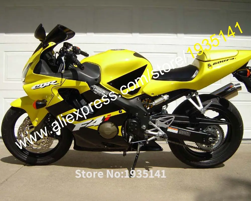Тюнинг-пакет для Honda CBR600 F4i 2001-2003 CBR600F4i ввиде горшка 01-03 CBR-600 Желтый ABS пластик