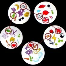 

Dobble card game table Board Game For Dobbles Kids Spot Cards It Go Camping Metal Tin Box toys